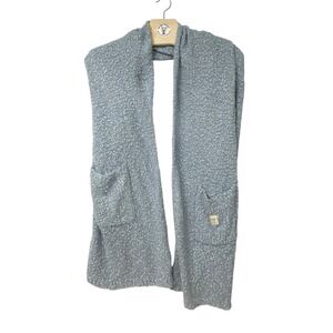 DEMDACO Giving Collection Grey Bouclé Comfort Shawl Wrap OSFM Soft‎ Cozy Pockets